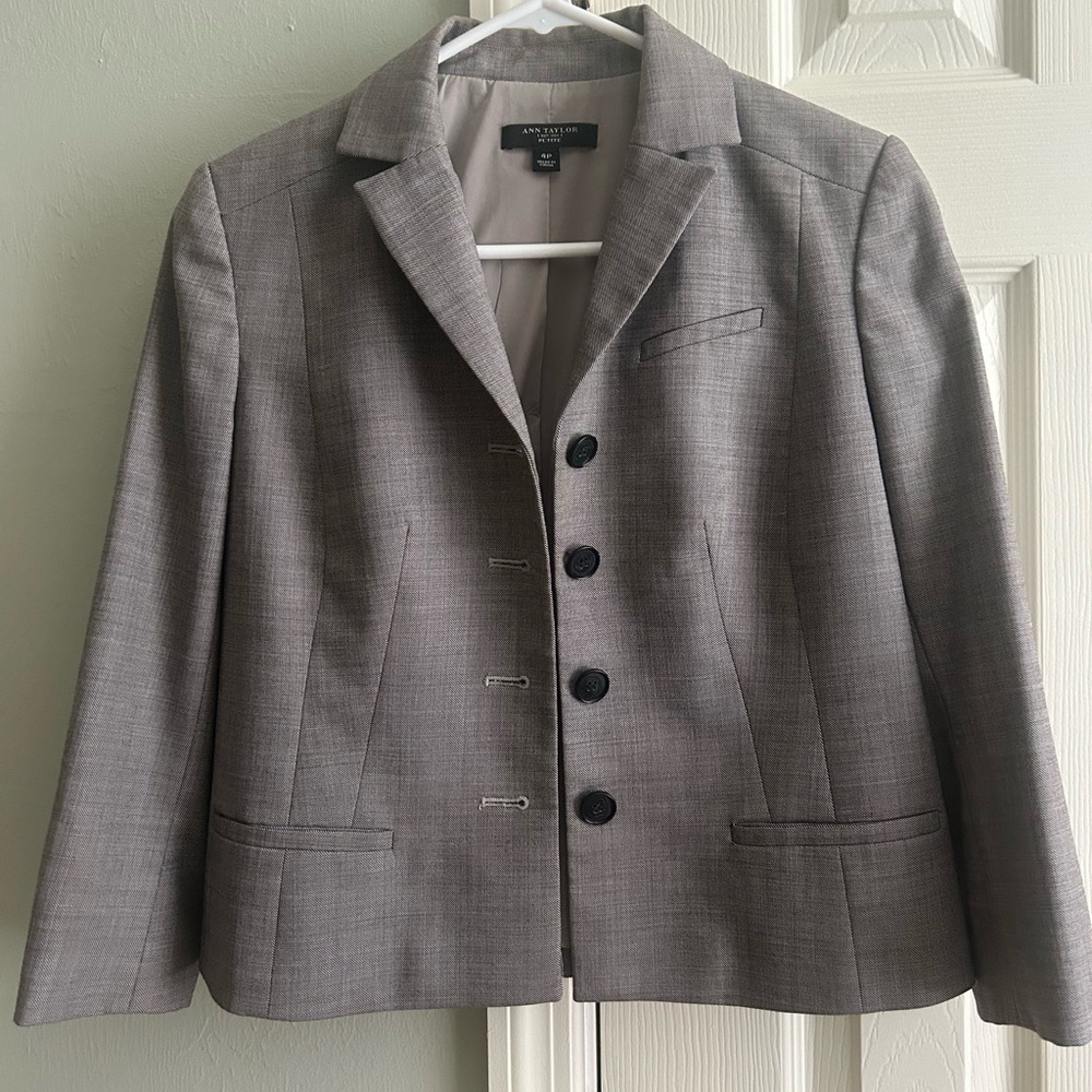Ann Taylor Charcoal Jacket